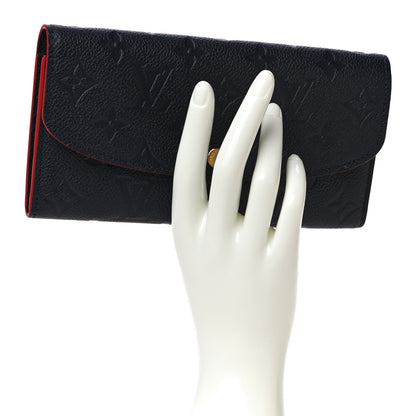 Louis Vuitton Empreinte Emilie Wallet Marine Rouge 2 of 10