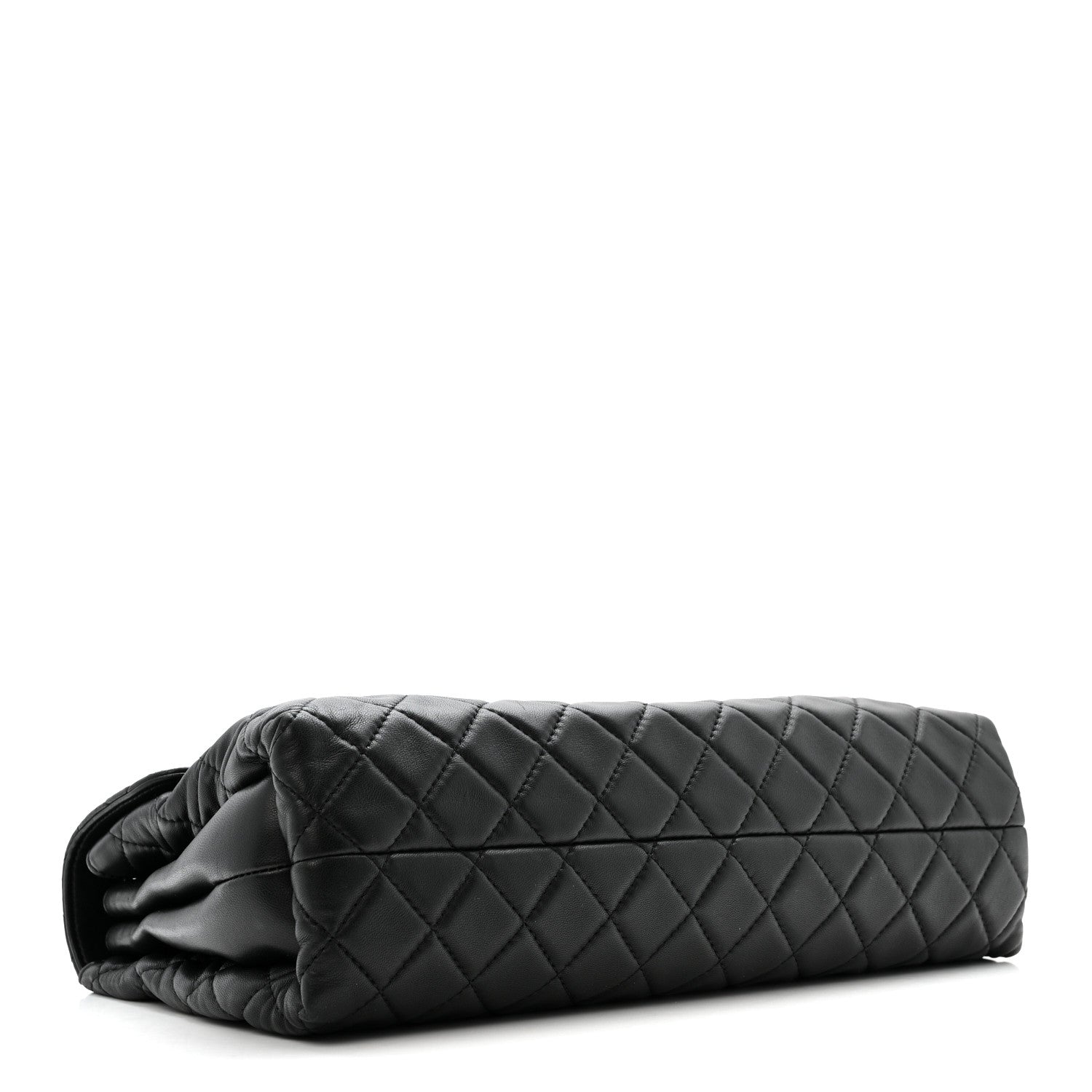 Chanel Lambskin Quilted Jumbo Chanel by 4 Flap Black 4 of 16