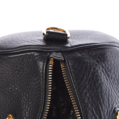 Versace Cervo Embossed Vitello Signature Duffle Bag Black 18 of 18