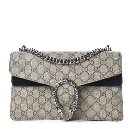 Gucci GG Supreme Monogram Small Dionysus Shoulder Bag Black 1 of 11