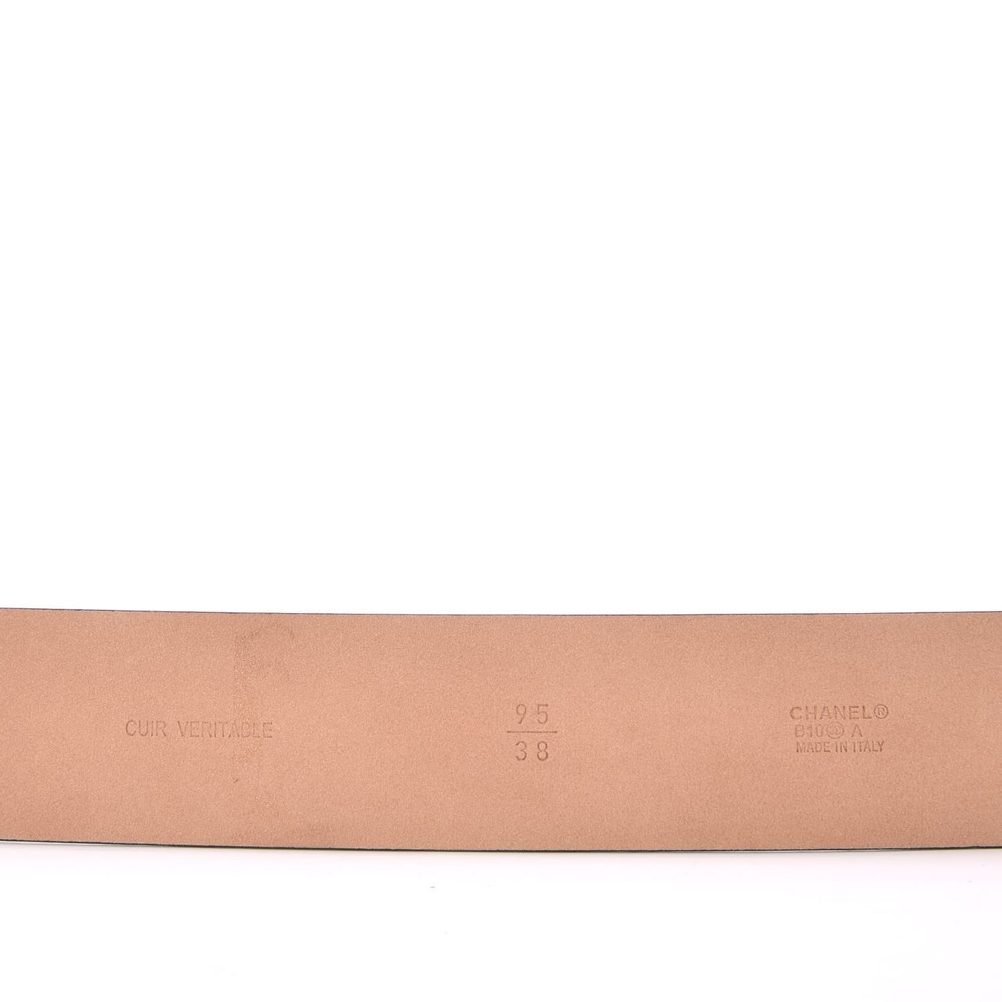 Calfskin CC Belt 95 38 Black