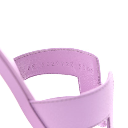 Hermes Epsom Oran Sandals 40 Violet Amethyste 6 of 9
