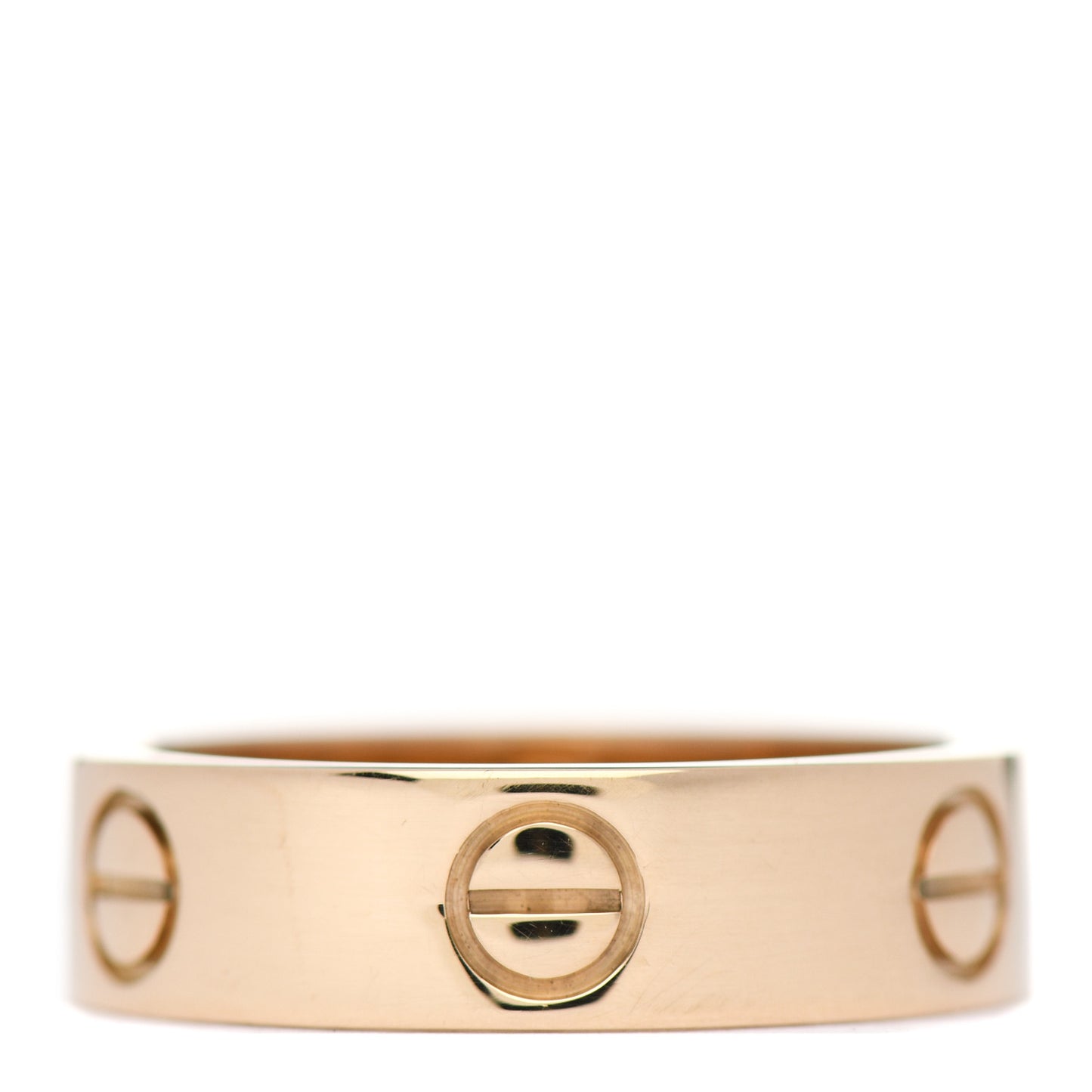 18K Yellow Gold 5.5mm LOVE Ring 55 7.25