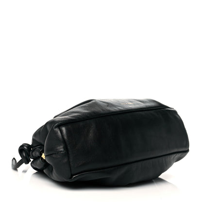 Mansur Gavriel Lambskin Mini Cloud Clutch Black Flamma 4 of 9