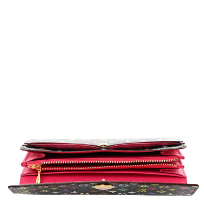 Louis Vuitton Monogram Multicolor Sarah Wallet Black Grenade 8 of 9