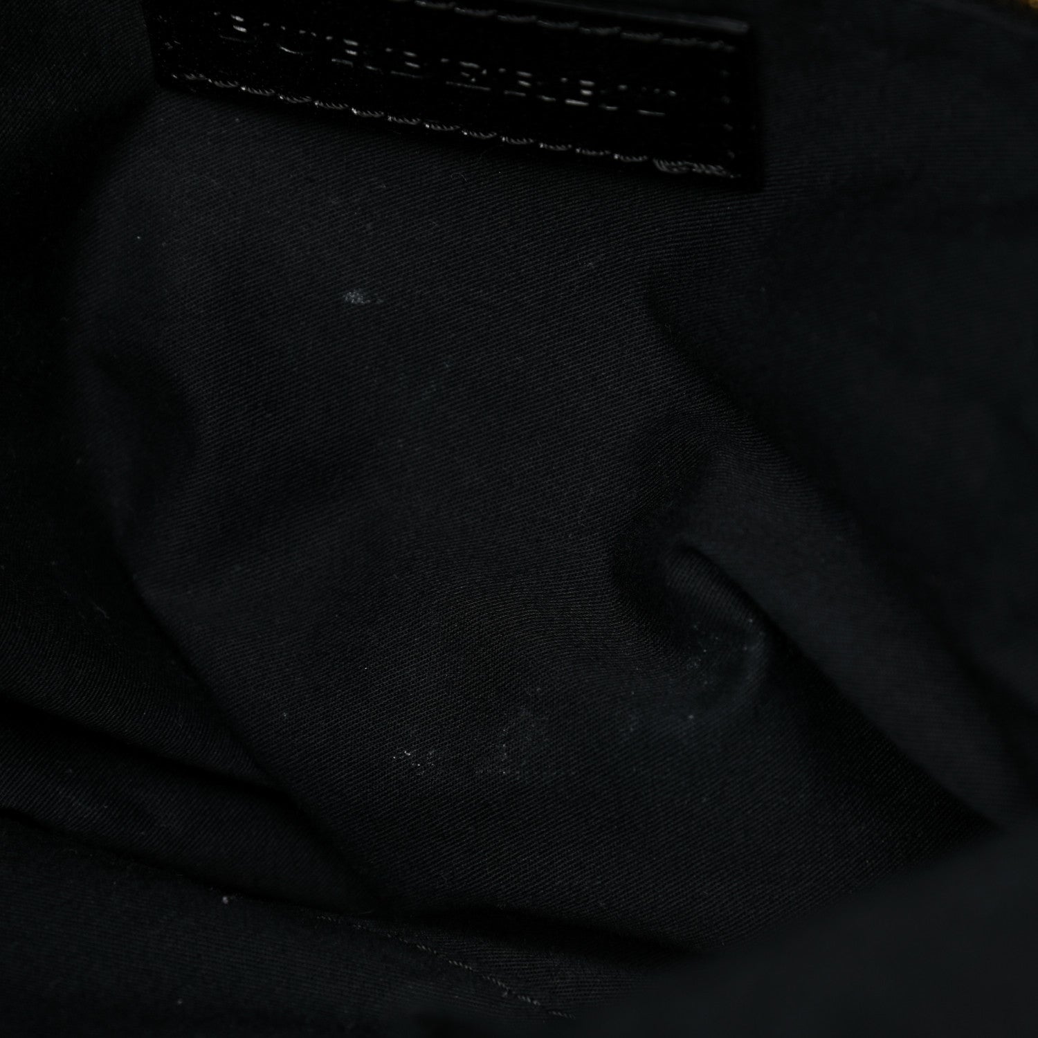 Burberry Haymarket Check Small Salisbury Tote Black 16 of 17