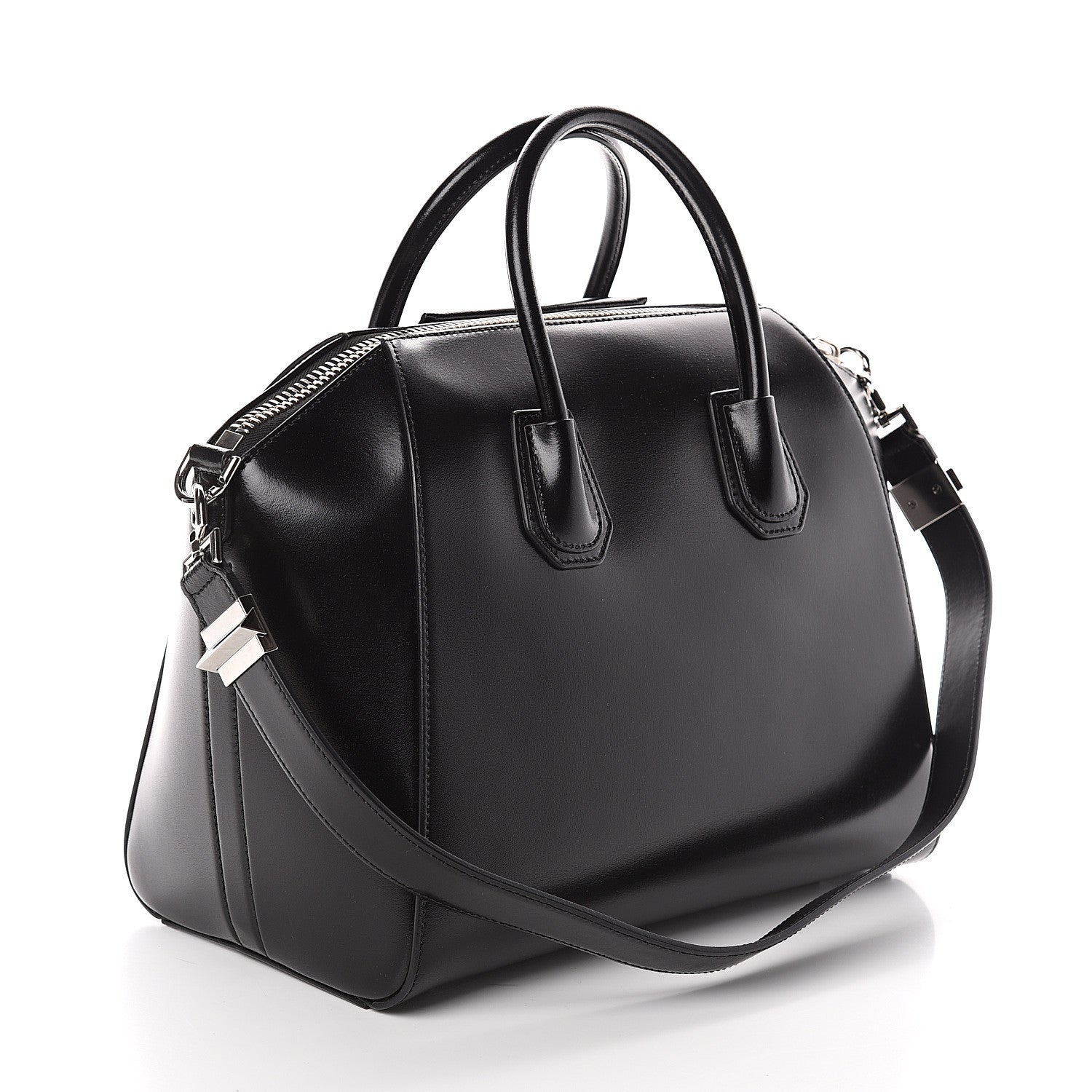 Givenchy Shiny Lord Calfskin Medium Antigona Black 2 of 8