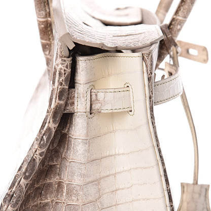 Hermes Matte Niloticus Crocodile Himalaya Birkin 30 Blanc 39 of 56