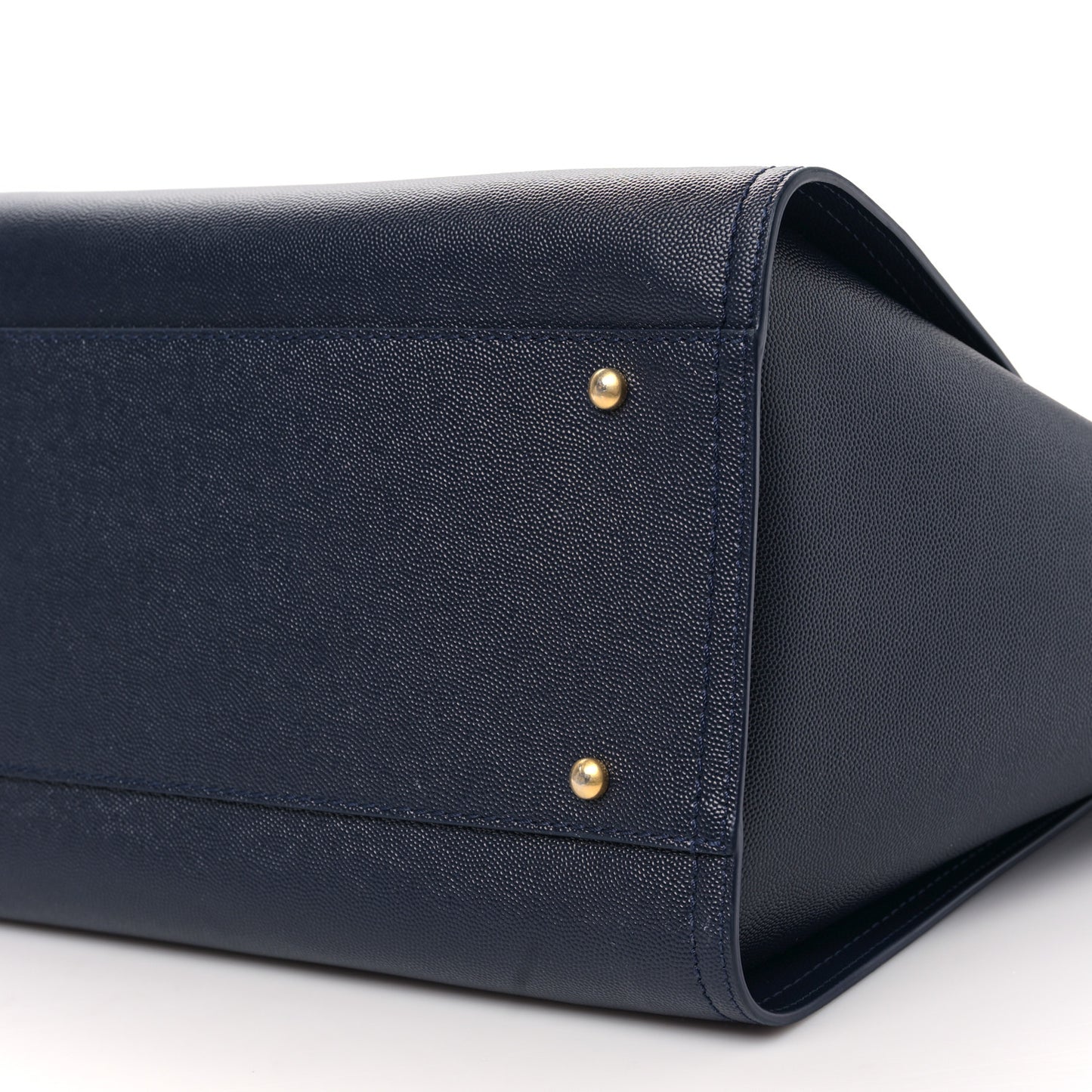 Caviar Small Studded Deauville Tote Navy