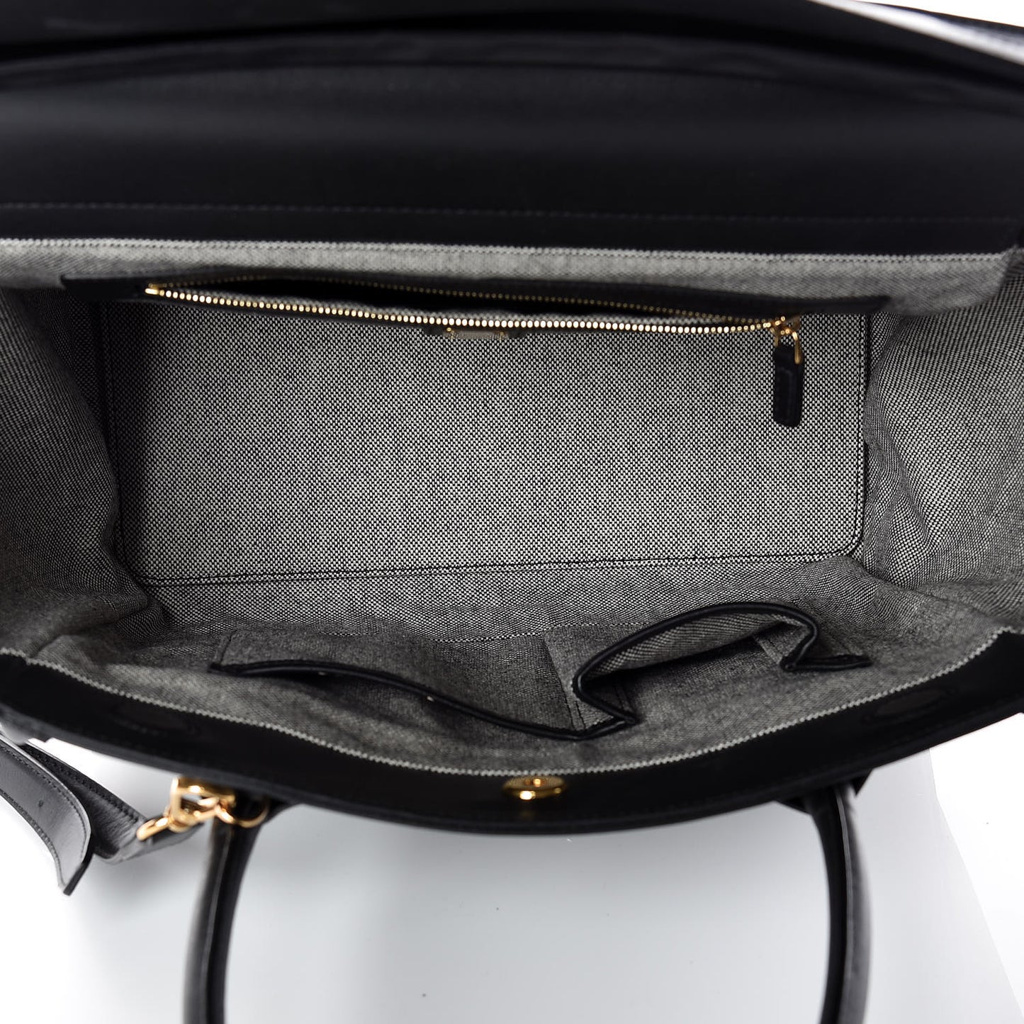 Calfskin Visetos Medium Kathy Tote Black