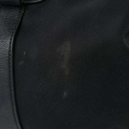 Prada Tessuto Nylon Soft Calfskin Shopping Satchel Black 13 of 15