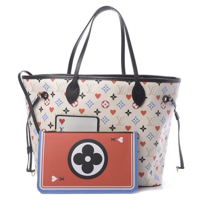 Louis Vuitton Game On Neverfull MM White 1 of 11