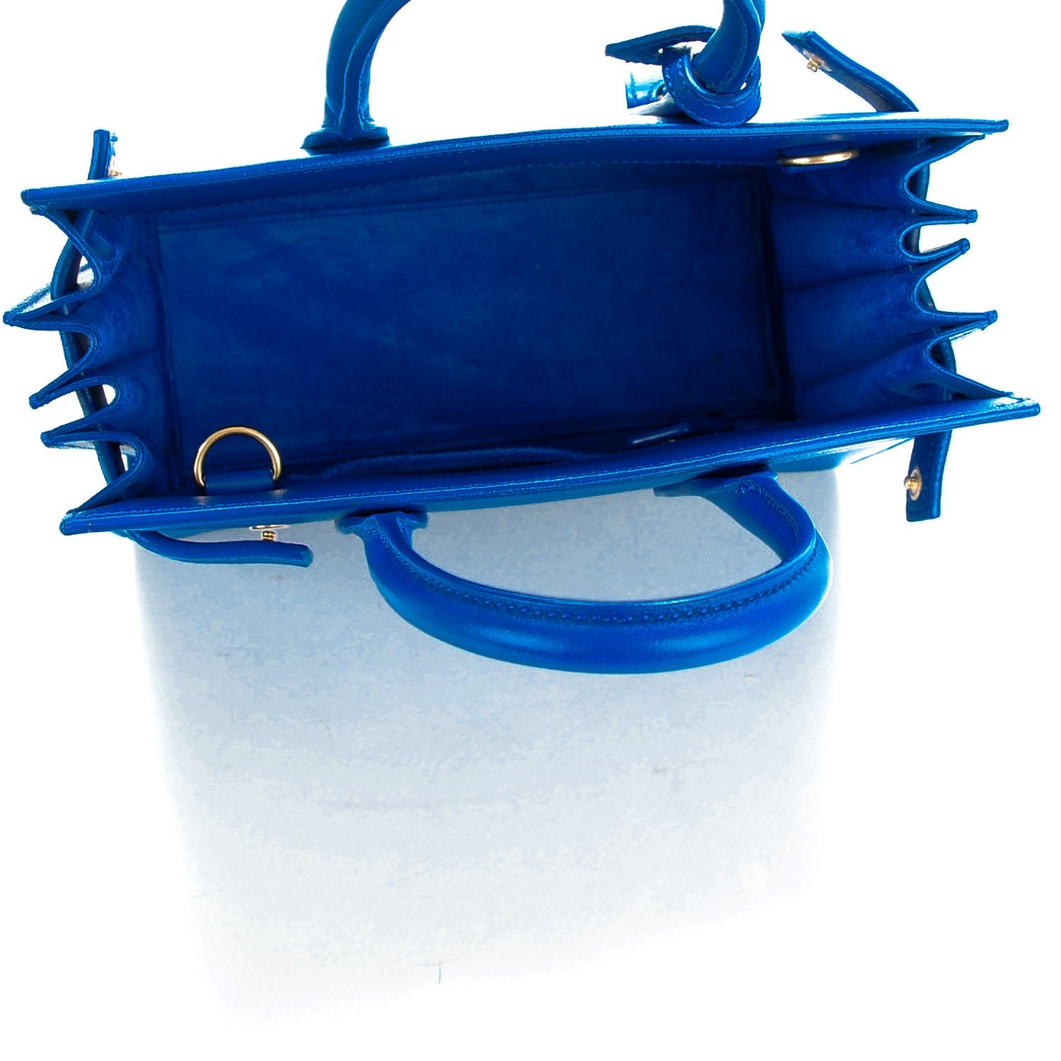 Saint Laurent Calfskin Nano Sac De Jour Royal Blue 5 of 7
