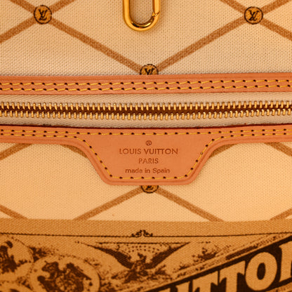 Louis Vuitton Damier Azur Summer Trunks Neo Neverfull MM 7 of 11
