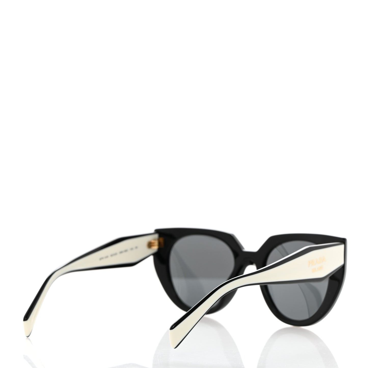 Acetate Sunglasses SPR 14W Black White