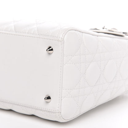 Christian Dior Lambskin Cannage Medium Lady Dior White 11 of 11