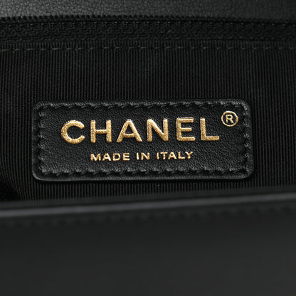 Chanel Calfskin Quilted New Medium Boy Flap Black 9 of 15