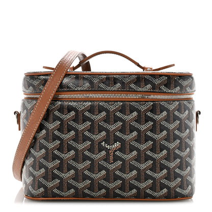 Goyard Goyardine Muse Vanity Case Black Gold 1 of 16