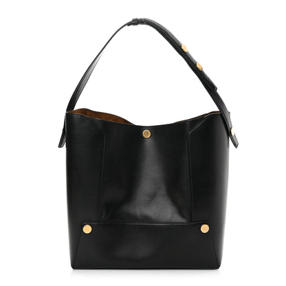 Stella McCartney Eco Alter Nappa Popper Bucket Bag Black 1 of 19