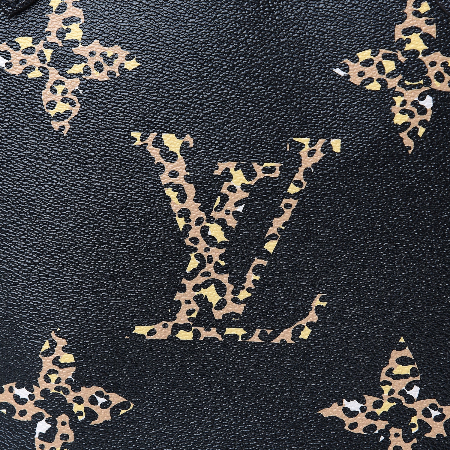 Louis Vuitton Monogram Giant Jungle Neverfull MM Black 10 of 12