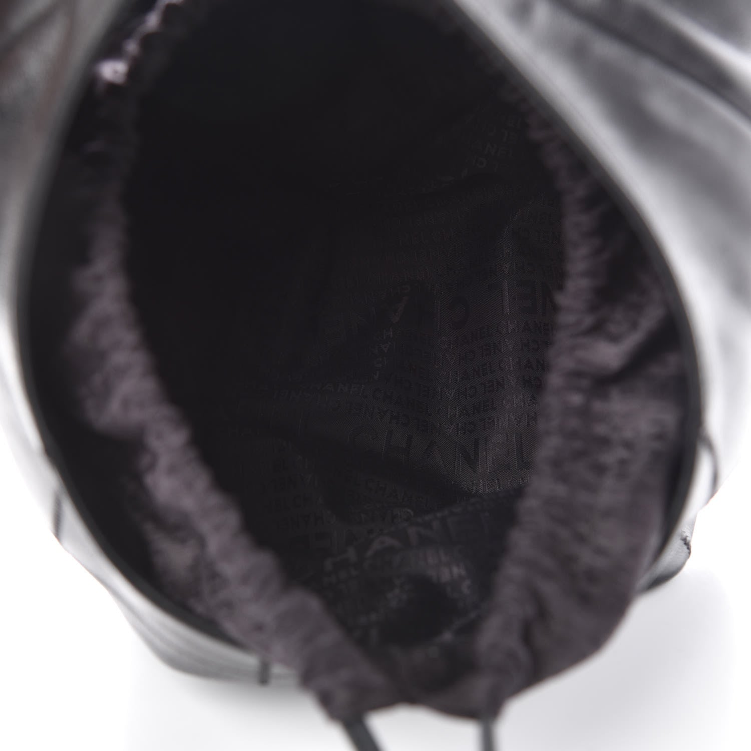 Chanel Calfskin Square Stitched Tassel Hobo Black 5 of 10
