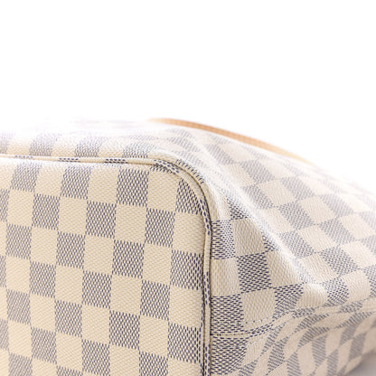 Louis Vuitton Damier Azur Neo Neverfull MM Rose Ballerine 6 of 12