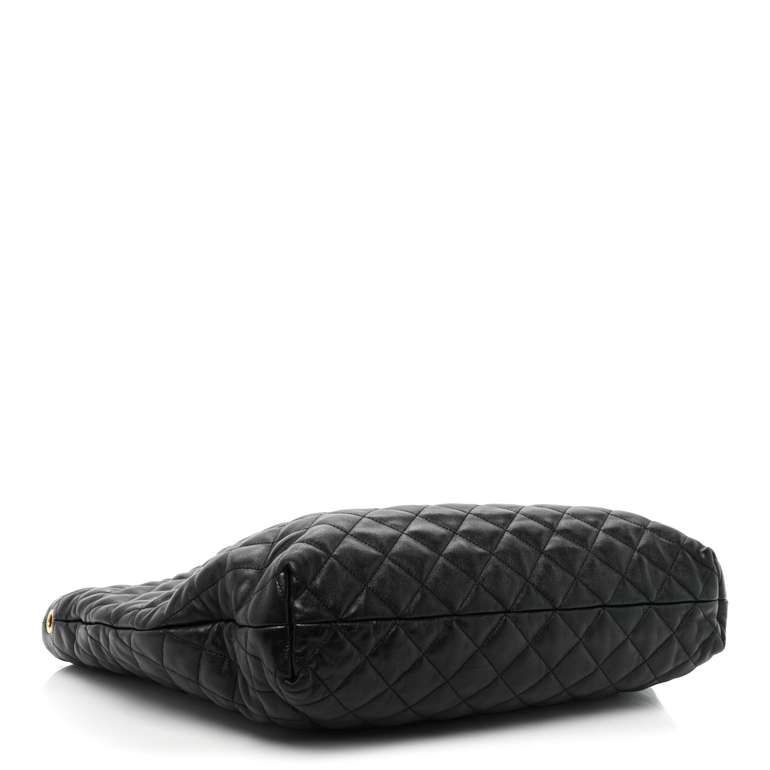 Saint Laurent Lambskin Quilted Maxi Icare Shopping Tote Black 5 of 17