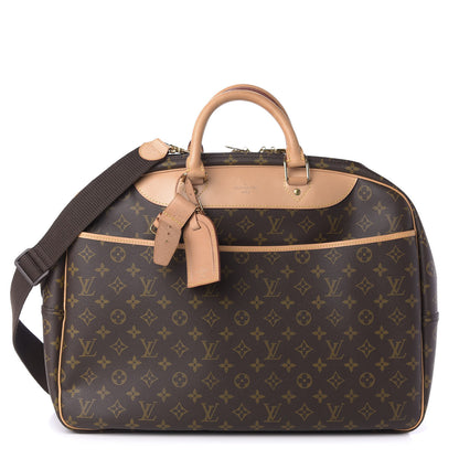 Louis Vuitton Monogram Alize 2 Compartment Luggage Travel Bag 1 of 10