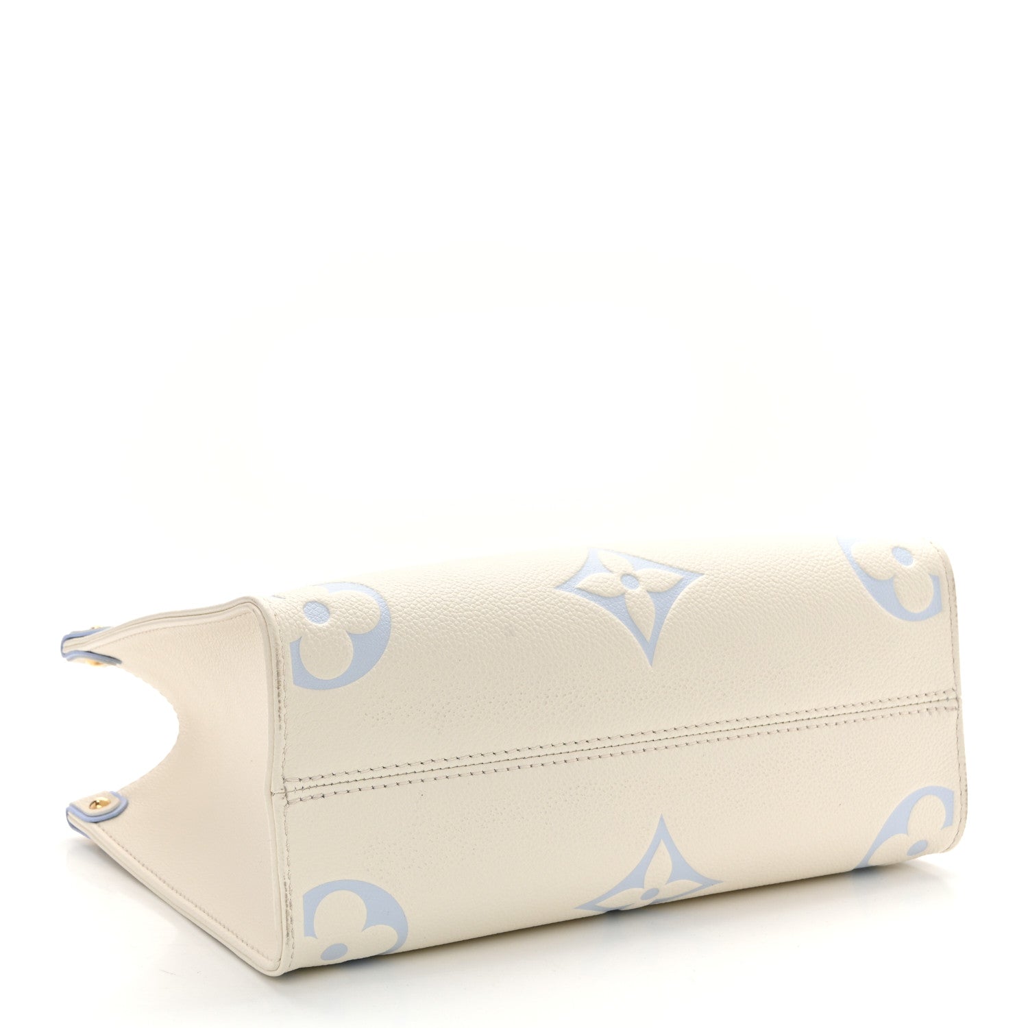 Louis Vuitton Empreinte Monogram Giant Onthego PM Latte Candy Blue 4 of 9