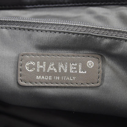 Chanel Leather Modern Chain Tote Black 7 of 9