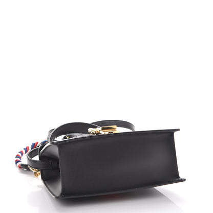 Gucci Calfskin Mini Sylvie Top Handle Bag Black 6 of 11