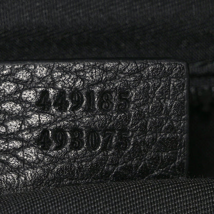 Gucci Nylon Monogram Medium Flat Messenger Bag Black 7 of 9
