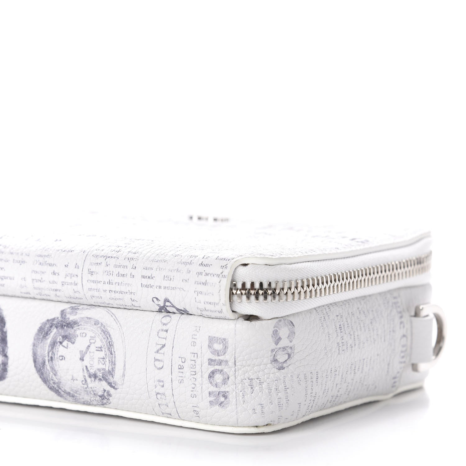 Christian Dior X DANIEL ARSHAM Grained Calfskin Newspaper Messenger White 7 of 11
