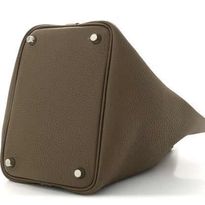 Hermes Taurillon Clemence Picotin Lock 18 PM Etoupe 10 of 10
