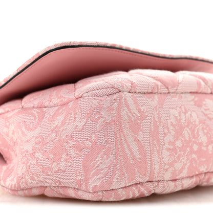 Versace Baroque Jacquard Quilted Small Medusa Shoulder Bag Baby Pink 8 of 11