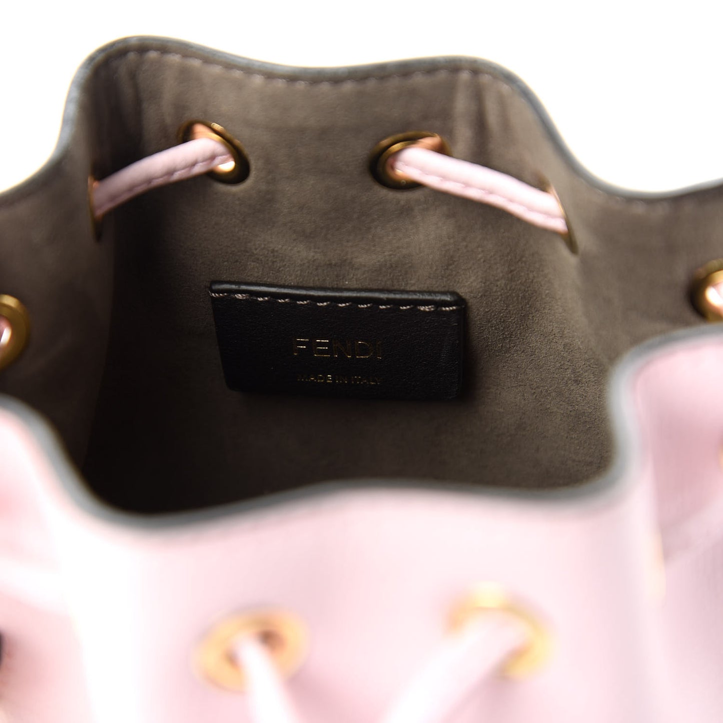 Vitello Cruise F is Fendi Mini Mon Tresor Bucket Bag Peonia