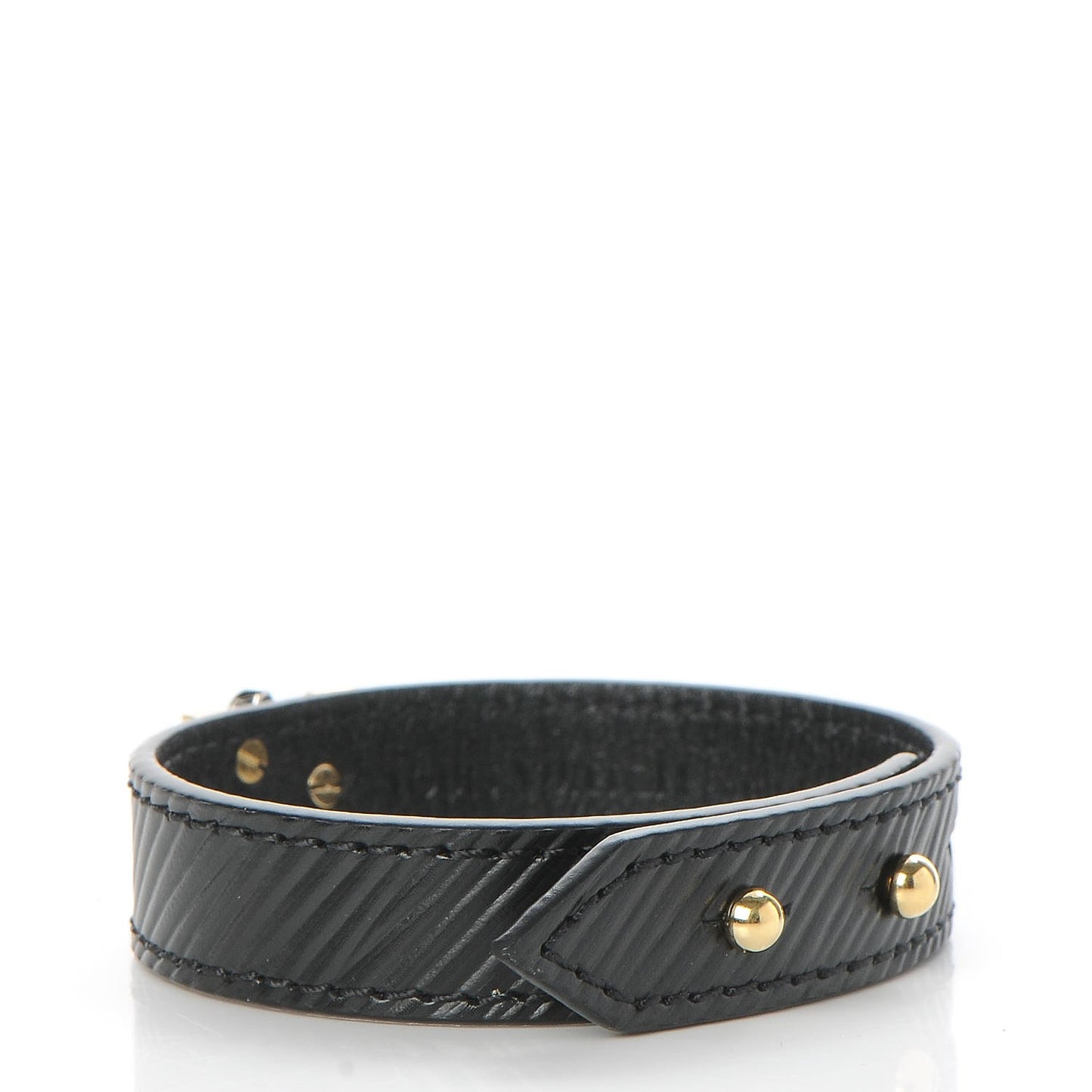 Epi Twist It Bracelet 17 Black