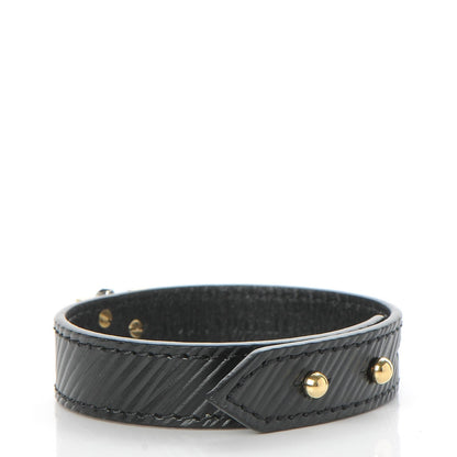 Louis Vuitton Epi Twist It Bracelet 17 Black 3 of 7
