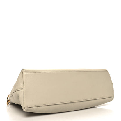 Gucci Lambskin Small Linea Matisse Top Handle Bag Mystic White 4 of 15