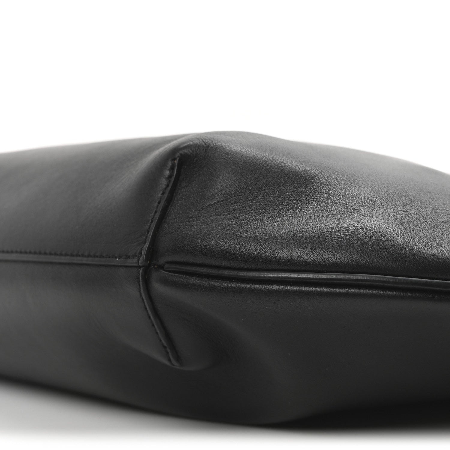 Loewe Shiny Nappa Calfskin Paseo Shoulder Bag Black 9 of 9