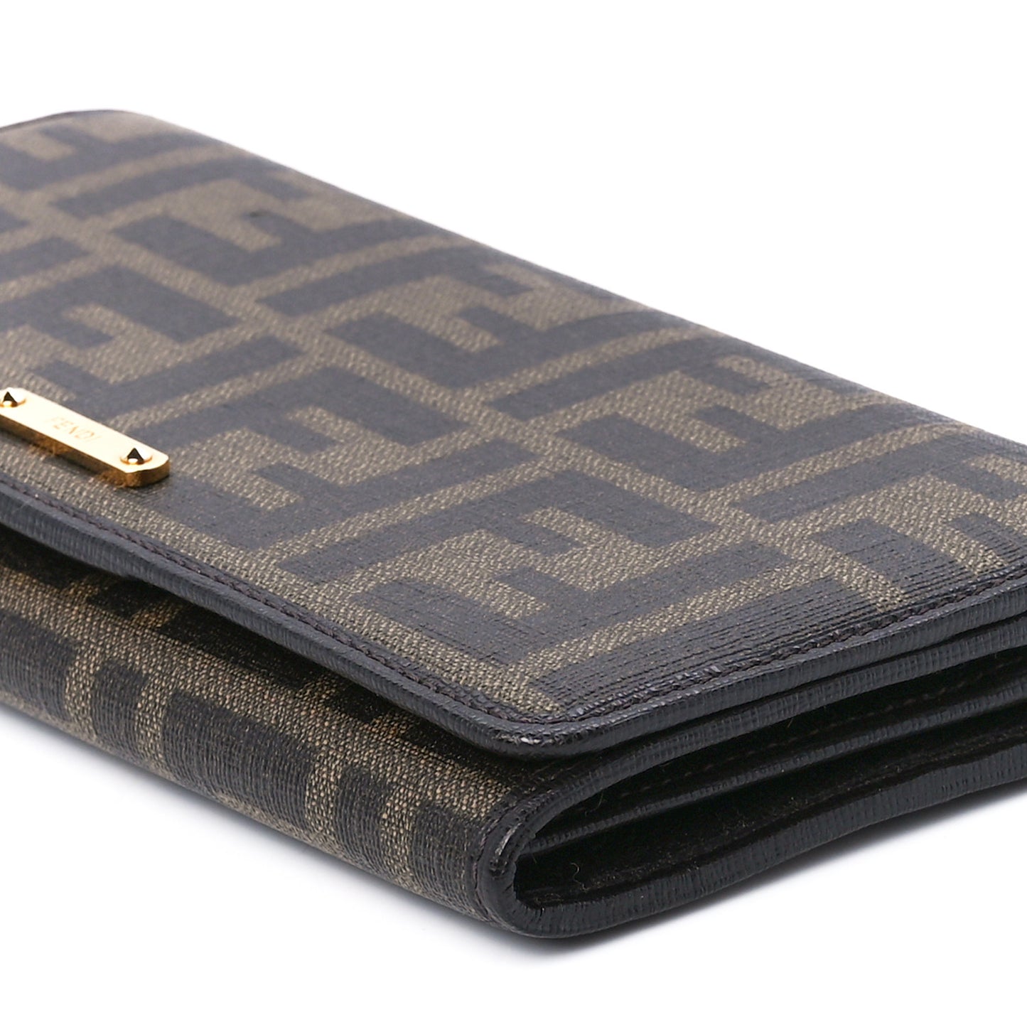 Zucca Spalmati Vitello Elite Continental Wallet Tobacco