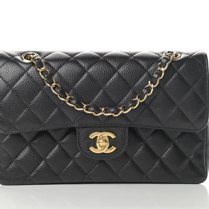 Chanel Caviar Quilted Small Double Flap Black 8 of 13