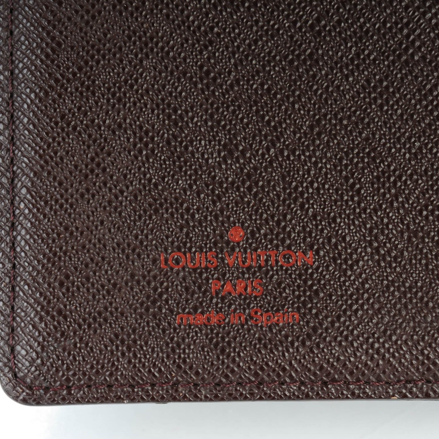Damier Ebene Small Ring Agenda Cover