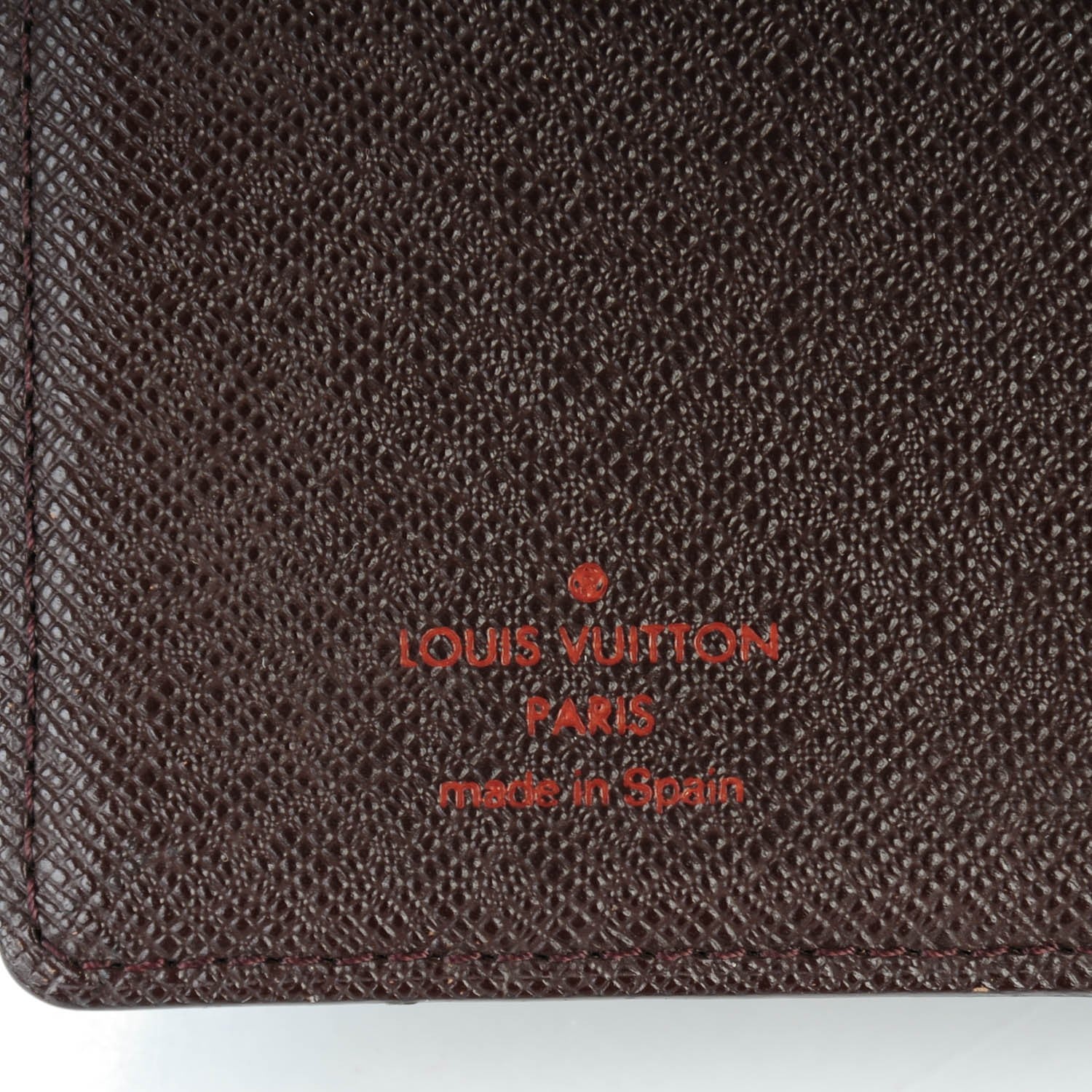 Louis Vuitton Damier Ebene Small Ring Agenda Cover 6 of 7