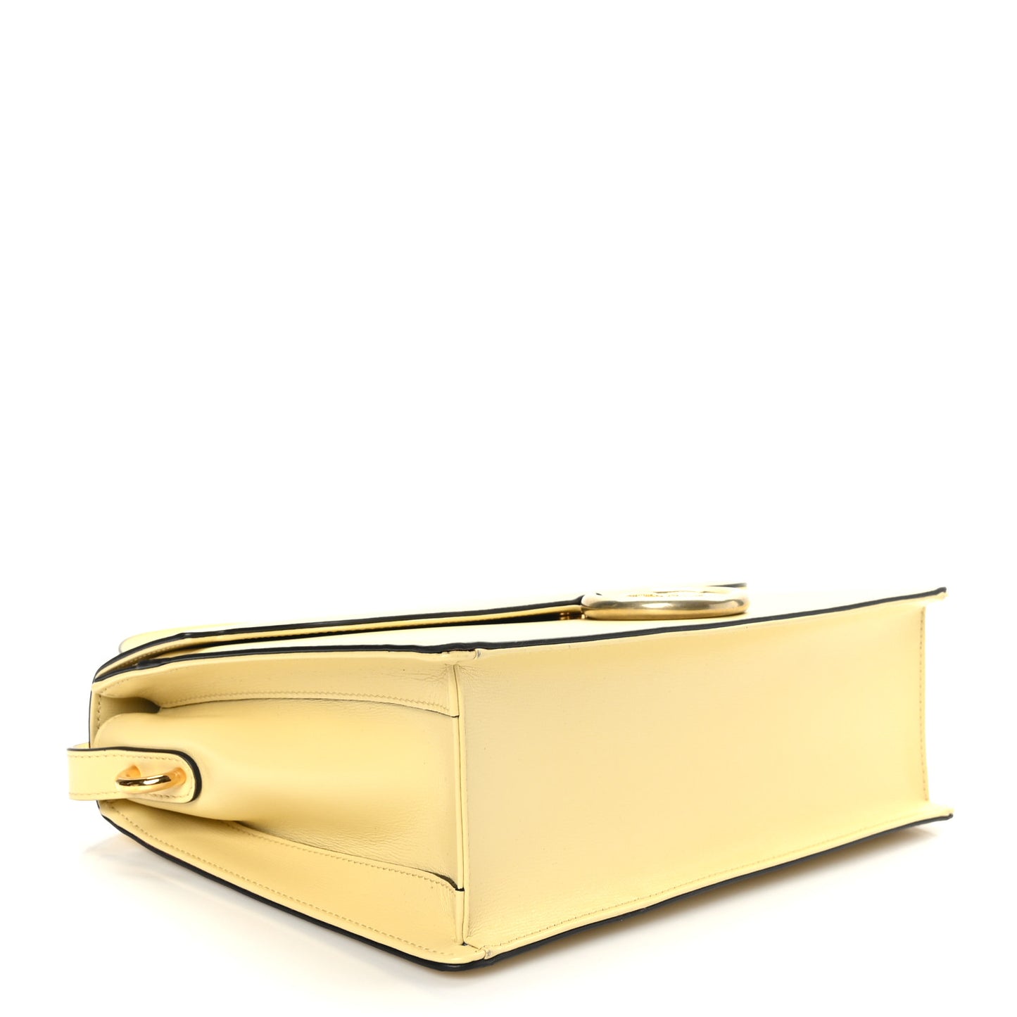 Textured Calfskin Medium Torchon GG Ring Shoulder Bag Butter