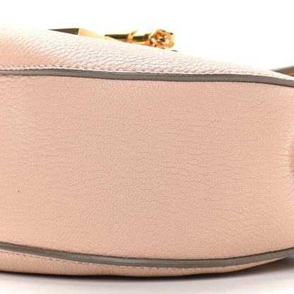 Chloe Grained Lambskin Mini Drew Shoulder Bag Cement Pink 8 of 8