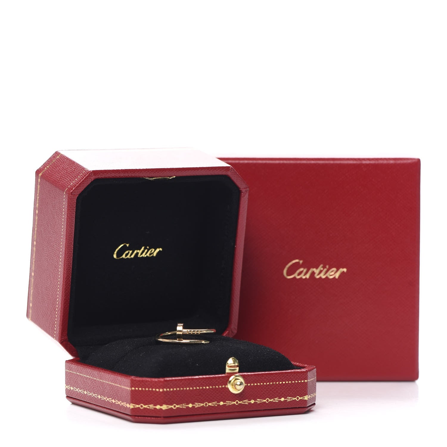 Cartier 18K Yellow Gold Small Juste Un Clou Ring 58 8.25 6 of 6