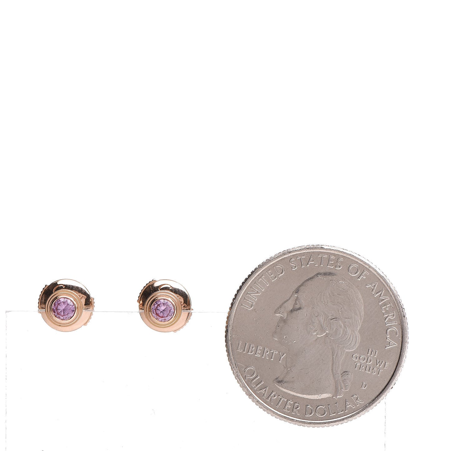 18K Pink Gold Pink Sapphire D'Amour Earrings