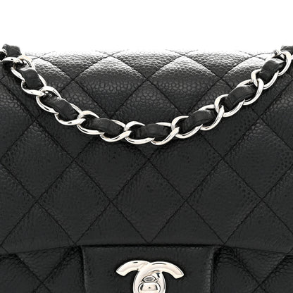 Chanel Caviar Quilted Mini Square Flap Black 8 of 11