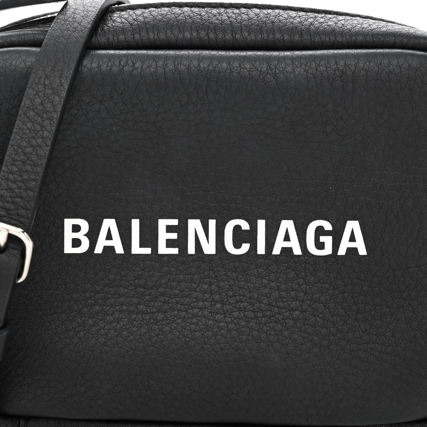 Calfskin Logo XS Everyday Camera Bag Black